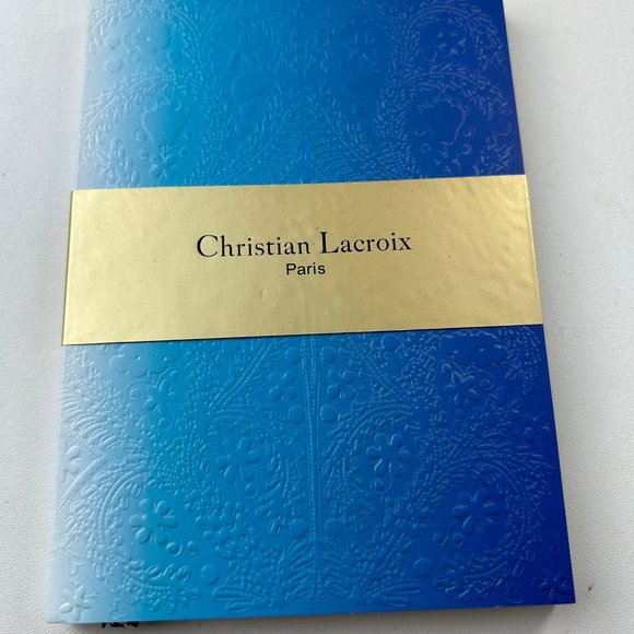 New Christian Lacroix Neon Blue A6 Paseo Notebook - Picture 1 of 8